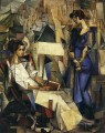 Porträt von zwei Frauen 1914 Diego Rivera